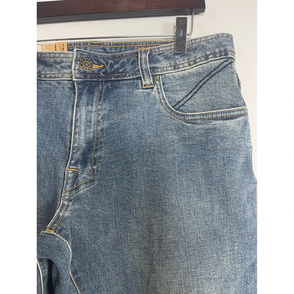 PRANA Axiom Straight Leg‎ Jeans 32x30 Antique Stone Wash NEW Outdoors Rugged